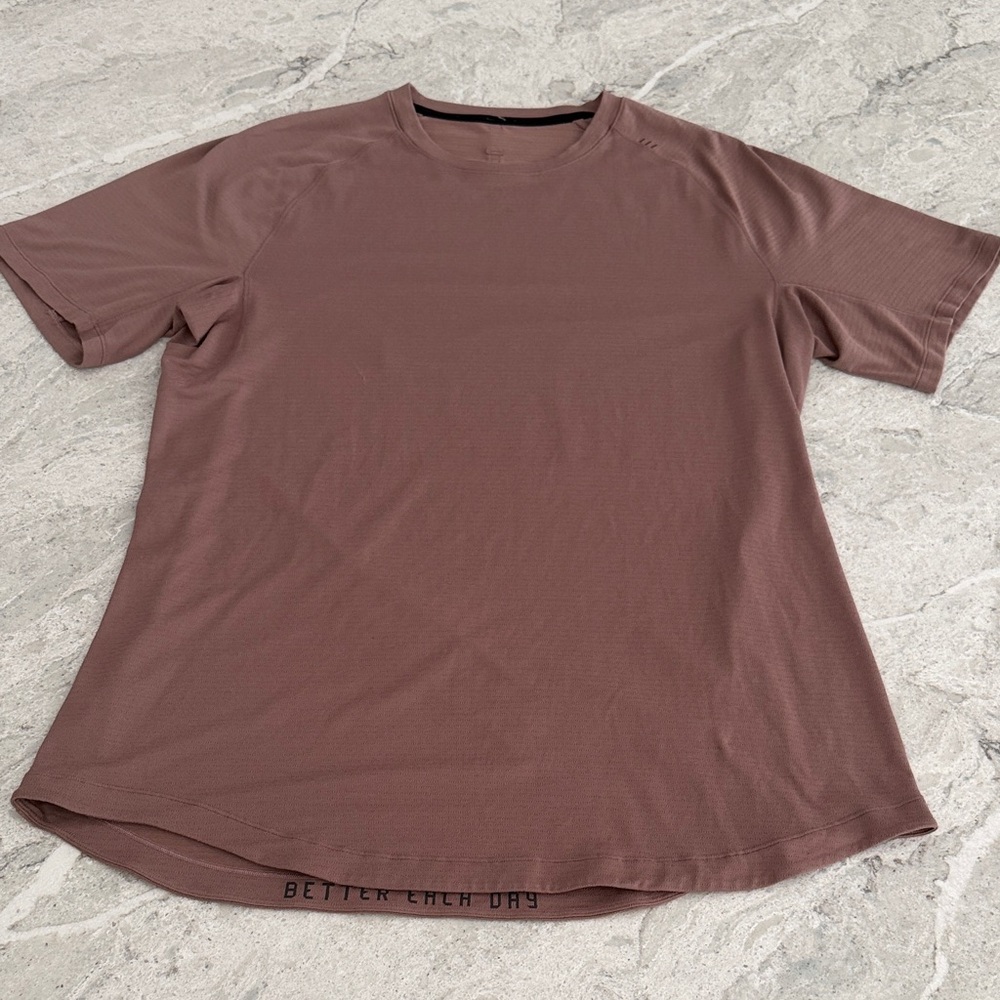 Lululemon License to Train Shirt | Twilight Rose | Size Large